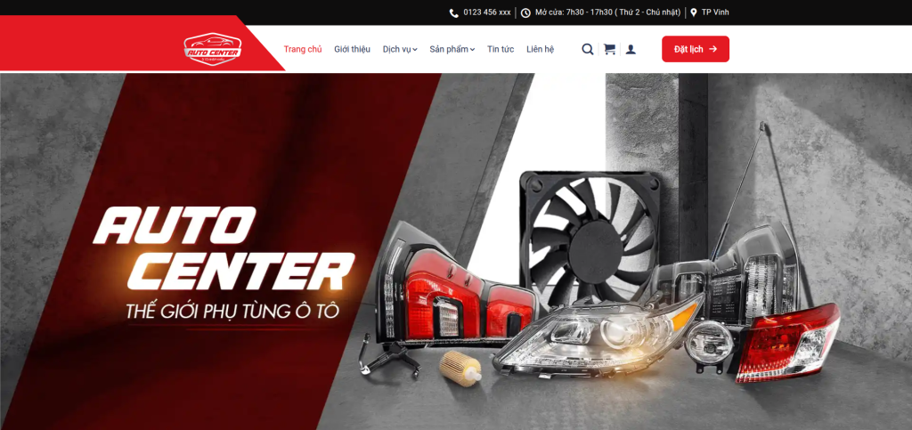 Modern Auto Garage Website